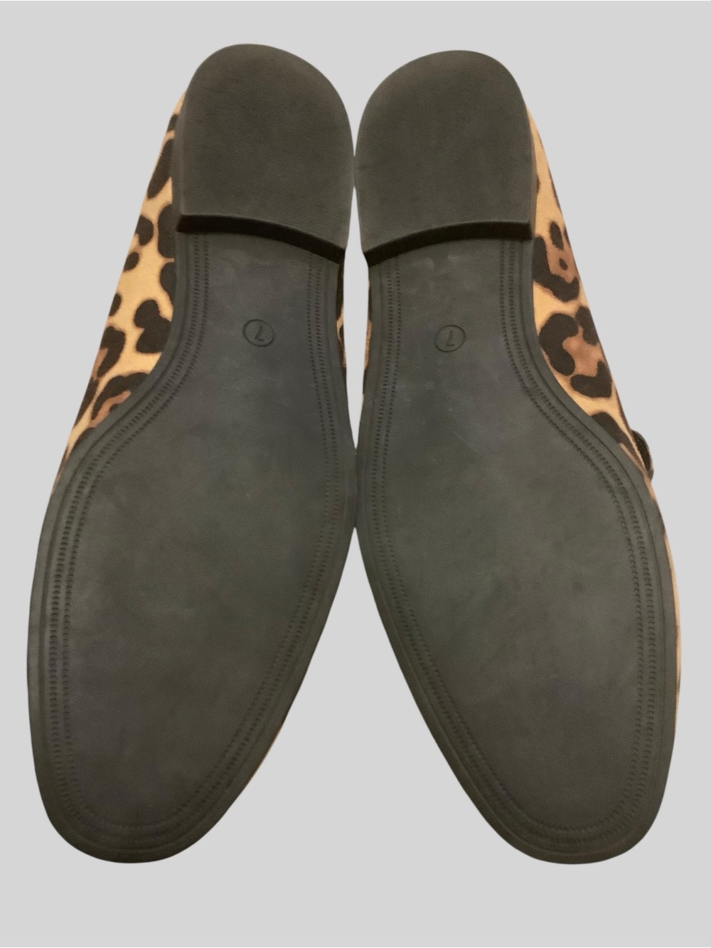Kate and Mel Leopard Print Loafers Gold Hardware Women’s Size 7 - Picture 7 of 12